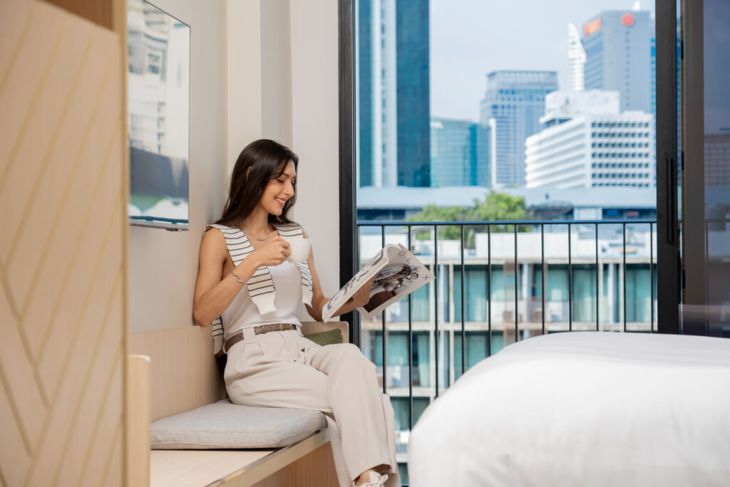 Family City View Room with Balcony