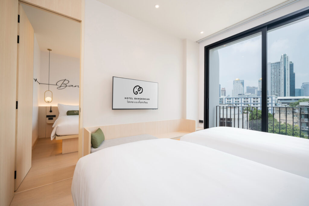 Family City View Room with Balcony