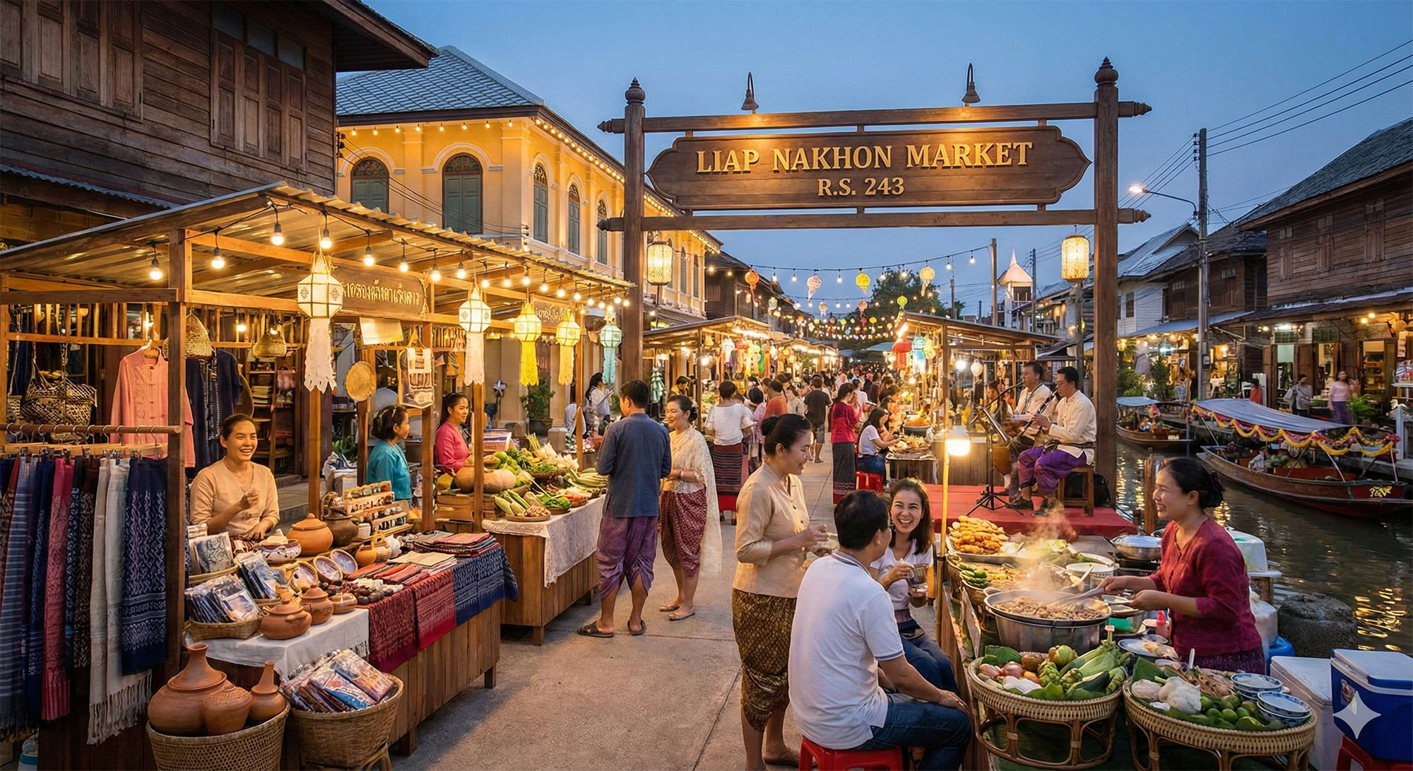 Retro Vibes & Riverside Chill: Explore "Liap Nakhon Market R.S. 243" & Stay at Hotel Bangkokian Retro Vibes & Riverside Chill: Explore "Liap Nakhon Market R.S. 243" & Stay at Hotel Bangkokian